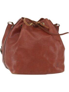 LOUIS VUITTON Epi Petit Noe Shoulder Bag Brown M44103